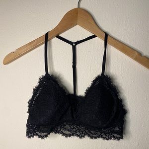 Black aerie lace bralette